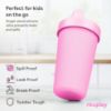 Picture of Re-Play Sippy Cups for Toddlers - 10 Oz. Reusable Spill Proof Cups for Kids, Dishwasher/Microwave Safe - Made in USA - Set of 4-3.13" x 6.25" - Princess