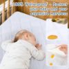 Picture of Yoofoss Waterproof Crib Mattress Protector 2 Pack, Quilted Crib Mattress Pad Cover Ultra Soft and Breathable, Machine Washable Toddler Mattress Protector for Standard Baby Crib Size 52''x28''