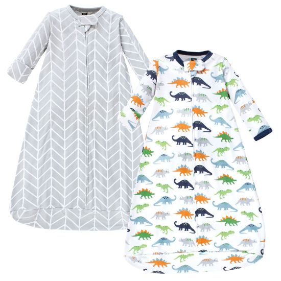 Picture of Hudson Baby Unisex Baby Cotton Long-Sleeve Wearable Sleeping Bag, Sack, Blanket, Dinosaurs, 18-24 Months