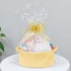 Picture of ABenkle Small Basket with Handles - Decorative Durable Rope Woven Storage Bin Shelf Storage Organizer Cube, Easter Baby Gift Basket, 12"x8"x5"