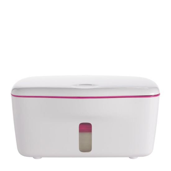 Picture of OXO Tot Perfect Pull Wipes Dispenser, Plastic, Silicone, Pink
