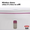Picture of OXO Tot Perfect Pull Wipes Dispenser, Plastic, Silicone, Pink