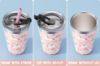 Picture of Tiblue Kids Cup - Spill Proof Stainless Steel Insulated Tumbler for Toddler Girls Boys -BPA FREE Smoothie Drinking Cup with Leak Proof Lid & Silicone Straw with Stopper (2 Pack, 12oz Unicorn+Dinosaur)