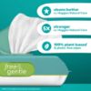 Picture of Pampers Baby Wipes, Free & Gentle, Hypoallergenic and Unscented Wipe, 100% Plant Based, Plastic-Free for Babies, 624 Total (8 Flip-Top Packs)