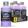 Picture of Pedialyte AdvancedCare Plus Electrolyte Hydration Drink, Has 33% More Electrolytes and Has PreActiv Prebiotics, Iced Grape, 1 Liter, Pack of 4