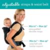 Picture of Infantino Flip Advanced 4-in-1 Baby Carrier - Ergonomic, Convertible, Face-in and Face-Out Front and Back Baby Carrier for Newborn to Toddler 8-32 lbs, Black