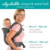 Picture of Infantino Flip Advanced 4-in-1 Baby Carrier - Ergonomic, Convertible, Face-in and Face-Out Front and Back Baby Carrier for Newborn to Toddler 8-32 lbs, Gray