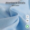 Picture of 3-Pack Organic Baby Swaddle Sleep Sacks for Newborn - Baby Swaddles 0-3 Months, Baby Swaddle Sack, Blue & Elephant & Stripe, Baby Swaddle Blanket Wrap (Small/Medium)