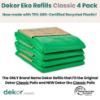 Picture of Diaper Dekor Pail Refills for Classic Original & Eko Diaper Pails, 4 Pack Unscented| Extra Thick Refills Made With 70% Recycled Materials