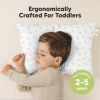 Picture of 2-Pack Toddler Pillow - Soft Organic Cotton Toddler Pillows for Sleeping - 13X18 Small Pillow for Kids - Kids Pillows for Sleeping - Kids Pillow for Travel, School, Nap, Age 2 to 5 (Excavator)