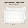 Picture of 2-Pack Toddler Pillow - Soft Organic Cotton Toddler Pillows for Sleeping - 13X18 Small Pillow for Kids - Kids Pillows for Sleeping - Kids Pillow for Travel, School, Nap, Age 2 to 5 (Excavator)