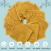 Picture of Cute Castle 12 Pack Muslin Burp Cloths for Baby - Ultra-Soft 100% Cotton Baby Washcloths - Large 20'' by 10'' Super Absorbent Milk Spit Up Rags - Burpy Cloths for Unisex, Boy, Girl - Honey