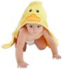 Picture of HIPHOP PANDA Hooded Towel - Rayon Made from Bamboo, Bath Towel with Bear Ears for Newborn, Babie, Toddler, Infant - Absorbent Large Baby Towel - Yellow Duck, 30 x 40 Inch