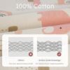 Picture of Yoofoss Baby Sleep Sack 0-6 Months Wearable Blanket for Babies 100% Cotton 2-Way Zipper TOG 0.5 Toddler Sleeping Sack 3 Pack, Comfy Lightweight Sleep Sacks