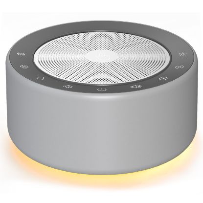 Picture of Nursery Lamp with Sound Machine, Mood Lighting, 7 Colors Night Light, 30 Soothing Sounds, White Noises for Baby, Adults. Timer, Plug in, Memory Function, Touch Control