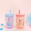 Picture of Zak Designs Disney Princess Kelso Toddler Cups For Travel or Home, 15oz 2-Pack Plastic Sippy Cups, Leak-Proof For Kids (Ariel, Aurora, Belle, Cinderella, Jasmine, Mulan, Rapunzel, Tiana)