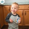 Picture of The First Years Bluey Take & Toss Toddler Straw Cups Party Pack - Spill Proof Toddler Sippy Cups with Snap On Lids and Straws - Bluey Party Supplies and Bluey Birthday Decorations - 10 Oz - 24 Count