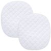Picture of Waterproof Bassinet Mattress Pad Cover Fit for Graco Pack 'n-Play Dome LX Bassinet (not playard), 2 Pack, Ultra Soft Viscose Made from Bamboo Terry Surface, Breathable and Easy Care