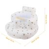 Picture of EKEPE Inflatable Baby Seat for Babies 3 Months & Up, Infant Floor Seats for Sitting Up, Baby Seats for Infants, Blow Up Baby Chair with Built in Air Pump - Olive Flower