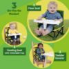Picture of Bright Starts John Deere Pop 'N Sit Portable Booster Chair, Floor Seat, Indoor/Outdoor Use, Compact Fold, Green and Yellow, 6 Mos - 3 Yrs