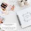 Picture of Pregnancy Journal: Welcoming Our Little One, A simple black and white keepsake journal to document important pregnancy milestones + add photos