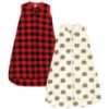 Picture of Hudson Baby Unisex Baby Cotton Wearable Sleeping Bag, Sack, Blanket, Brown Bear Sleeveless, 18-24 Months