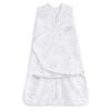 Picture of HALO 100% Cotton Sleepsack Swaddle, 3-Way Adjustable Wearable Blanket, TOG 1.5, Midnight Moons Grey, Preemie, Birth-5lbs