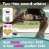 Picture of Onco Baby Car Mirror Rear Facing (2 Pack) - 100% Shatterproof & Shakeproof, Award-Winning Convex Car Mirror for Baby with 360° Rotation, Newborn Essentials (9.6 x 6.9 in)