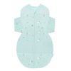 Picture of Happiest Baby SNOO Sleep Sack - 100% Organic Cotton Baby Swaddle Blanket - Doctor Designed Promotes Healthy Hip Development (Teal Planets, Large)