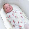 Picture of Happiest Baby SNOO Sleep Sack - 100% Organic Cotton Baby Swaddle Blanket - Doctor Designed Promotes Healthy Hip Development (Ivory Watermelons, Medium)
