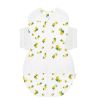 Picture of Happiest Baby SNOO Sleep Sack - 100% Organic Cotton Baby Swaddle Blanket - Doctor Designed Promotes Healthy Hip Development (Ivory Lemons, Small)