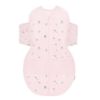 Picture of Happiest Baby SNOO Sleep Sack - 100% Organic Cotton Baby Swaddle Blanket - Doctor Designed Promotes Healthy Hip Development (Rose Planets, Small)