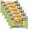 Picture of Saline Nose Wipes by Boogie, for Baby & Kids, Face, Hand & Body, FSA/HSA Eligible, Made with Vitamin E, Aloe, and Natural Saline, Fresh Scent, 30 Count (Pack of 6)