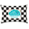 Picture of Toddler Pillow with Pillowcase 13x18, Kids Pillow for Sleeping, Toddler Pillow 2 Year Old, Better Neck Support Ergonomic Pillow and Toddler Pillowcase, Best Pillows for Kids (Checkers Black)