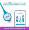 Picture of Kinsa Smart,Fever, Digital Medical Baby, Kid and Adult Termometro - Accurate, Fast, FDA Cleared Thermometer for Oral, Armpit or Rectal Temperature Reading - QuickCare