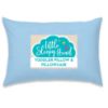 Picture of Little Sleepy Head Toddler Pillow with Pillowcase 13x18, Kids Pillow for Sleeping, Toddler Pillow 2 Year Old, Better Neck Support Ergonomic Pillow and Toddler Pillowcase, Best Pillows for Kids (Blue)