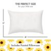 Picture of Little Sleepy Head Toddler Pillow with Pillowcase 13x18 - Kids Pillow for Sleeping - Toddler Pillow - Better Neck Support Ergonomic Pillow and Toddler Pillowcase - Best Pillows for Kids (Sunflowers)