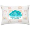 Picture of Little Sleepy Head Toddler Pillow with Pillowcase 13x18 - Kids Pillow for Sleeping - Toddler Pillow - Better Neck Support Ergonomic Pillow and Toddler Pillowcase - Best Pillows for Kids (Rainbows)