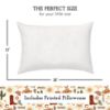 Picture of Little Sleepy Head Toddler Pillow with Pillowcase 13x18 - Kids Pillow for Sleeping - Toddler Pillow - Better Neck Support Ergonomic Pillow and Toddler Pillowcase - Best Pillows for Kids (Giddyup)