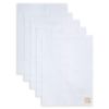 Picture of Burts Bees Baby Infant Burp Cloths, 100% Organic Cotton Extra Absorbent Soft Fabric Drool Cloths, 5-Pack Newborn Must-Have Essential Large Burping Cloths, One Size 17 x 11.75 Inches