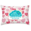Picture of Toddler Pillow with Pillowcase 13x18, Kids Pillow for Sleeping, Toddler Pillow 2 Year Old, Better Neck Support Ergonomic Pillow and Toddler Pillowcase, Best Pillows for Kids (Hearts Pink)