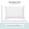 Picture of Toddler Pillow with Pillowcase 13x18, Kids Pillow for Sleeping, Toddler Pillow 2 Year Old, Better Neck Support Ergonomic Pillow and Toddler Pillowcase, Best Pillows for Kids (Chevron Teal)