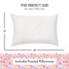 Picture of Toddler Pillow with Pillowcase 13x18 - Kids Pillow for Sleeping - Toddler Pillow - Better Neck Support Ergonomic Pillow and Toddler Pillowcase - Best Pillows for Kids (Whimsy Garden)