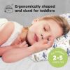 Picture of Toddler Pillow with Pillowcase - 13x18 My Little Dreamy Kids Travel Bed Pillows for Sleeping, Organic Cotton Small Pillowcase, Soft & Breathable, Machine Washable, Toddlers 2-5 Years Old (Marine)