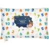 Picture of Toddler Pillow with Pillowcase - 13x18 My Little Dreamy Kids Travel Bed Pillows for Sleeping, Organic Cotton Small Pillowcase, Soft & Breathable, Machine Washable, Toddlers 2-5 Years Old (Dino123)
