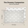 Picture of KeaBabies 2-Pack Toddler Pillow 13x18 - Soft Organic Cotton Kids Travel Bed Pillows for Sleeping, School, Nap, Machine Washable, Toddlers 2 to 5, Pillowcase Sold Separately (Cloud)