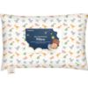 Picture of Toddler Pillow with Pillowcase - 13x18 My Little Dreamy Kids Travel Bed Pillows for Sleeping, Organic Cotton Small Pillowcase, Soft & Breathable, Machine Washable, Toddlers 2-5 Years Old (Roarsome)