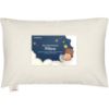 Picture of Toddler Pillow with Pillowcase - 13x18 My Little Dreamy Kids Travel Bed Pillows for Sleeping, Organic Cotton Small Pillowcase, Soft & Breathable, Machine Washable, Toddlers 2-5 Years Old (Clay)