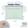 Picture of KeaBabies 2-Pack Toddler Pillow 13x18 - Soft Organic Cotton Kids Travel Bed Pillows for Sleeping, School, Nap, Machine Washable, Toddlers 2 to 5, Pillowcase Sold Separately (Bunnies)