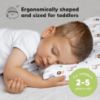 Picture of Toddler Pillow with Pillowcase - 13x18 My Little Dreamy Kids Travel Bed Pillows for Sleeping, Organic Cotton Small Pillowcase, Soft & Breathable, Machine Washable, Toddlers 2-5 Years Old (The Wild)